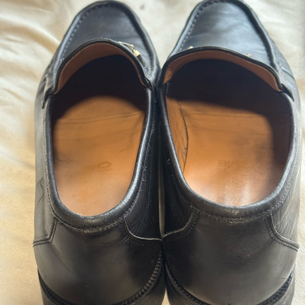Salvatore Ferragamo Black Leather Gancini Bit Loafers - Picture 3 of 10